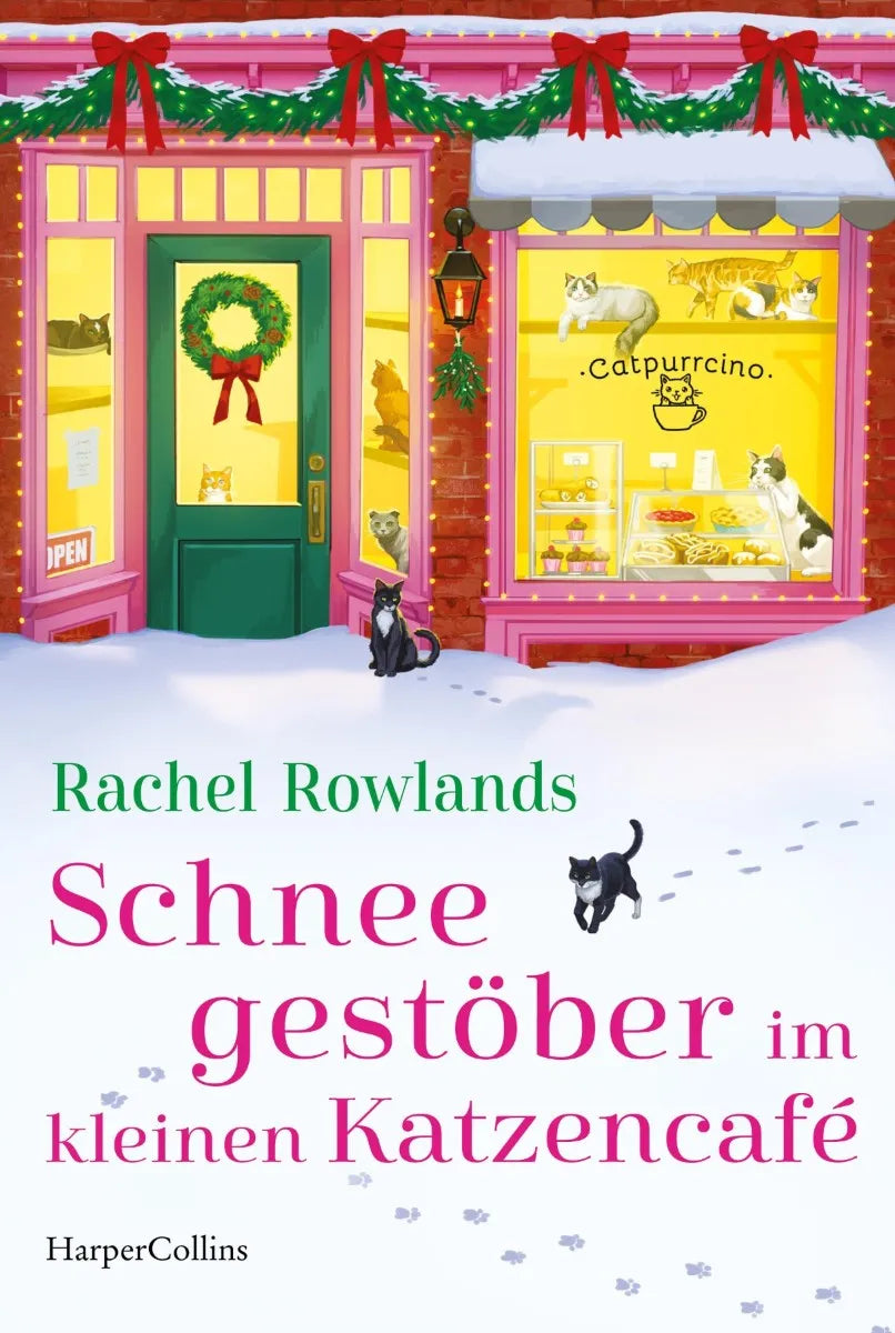 Cover: Schneegestöber im kleinen Katzencafé (E-Book) von Rachel Rowlands