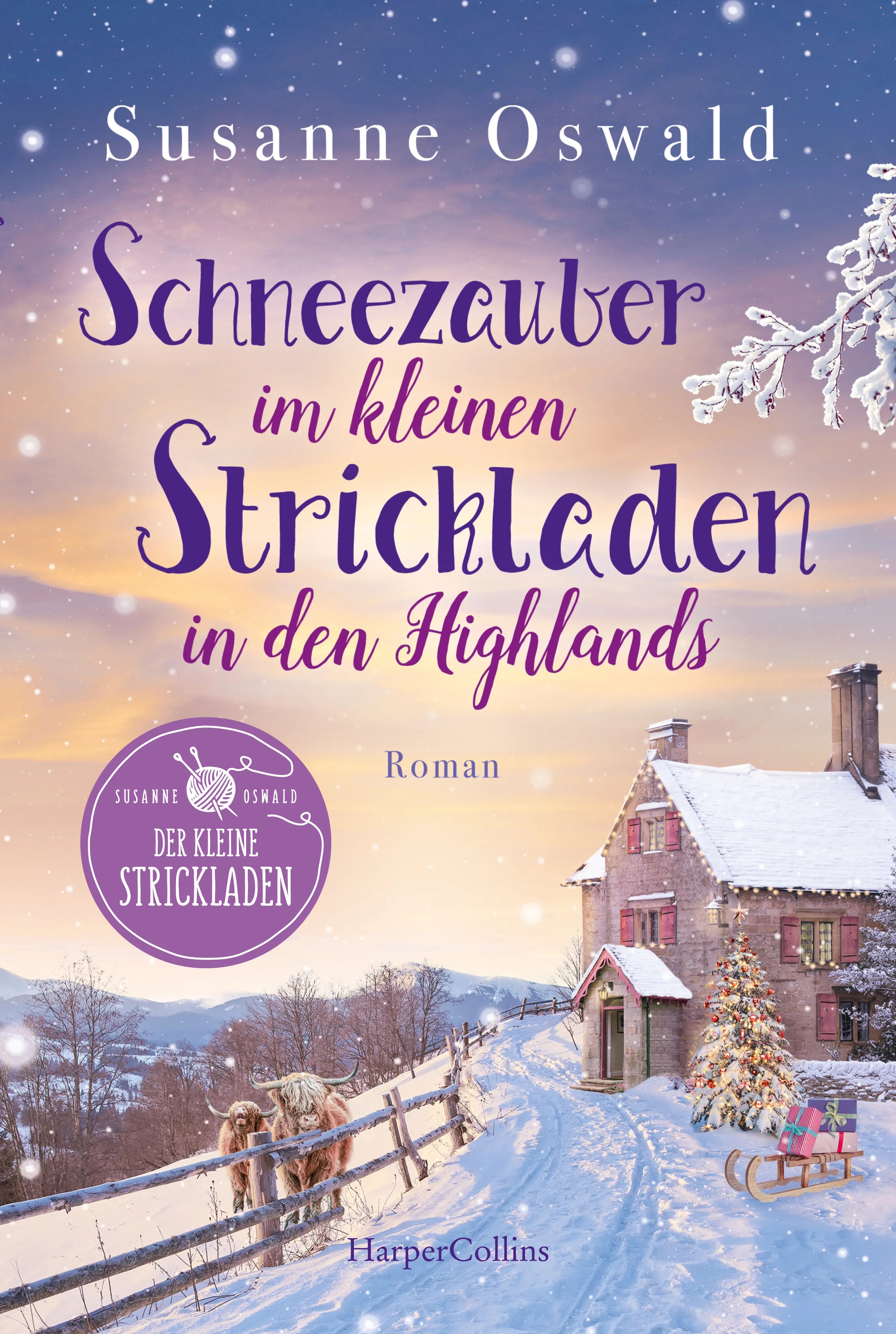 Cover: Schneezauber im kleinen Strickladen in den Highlands (Taschenbuch) von Susanne Oswald