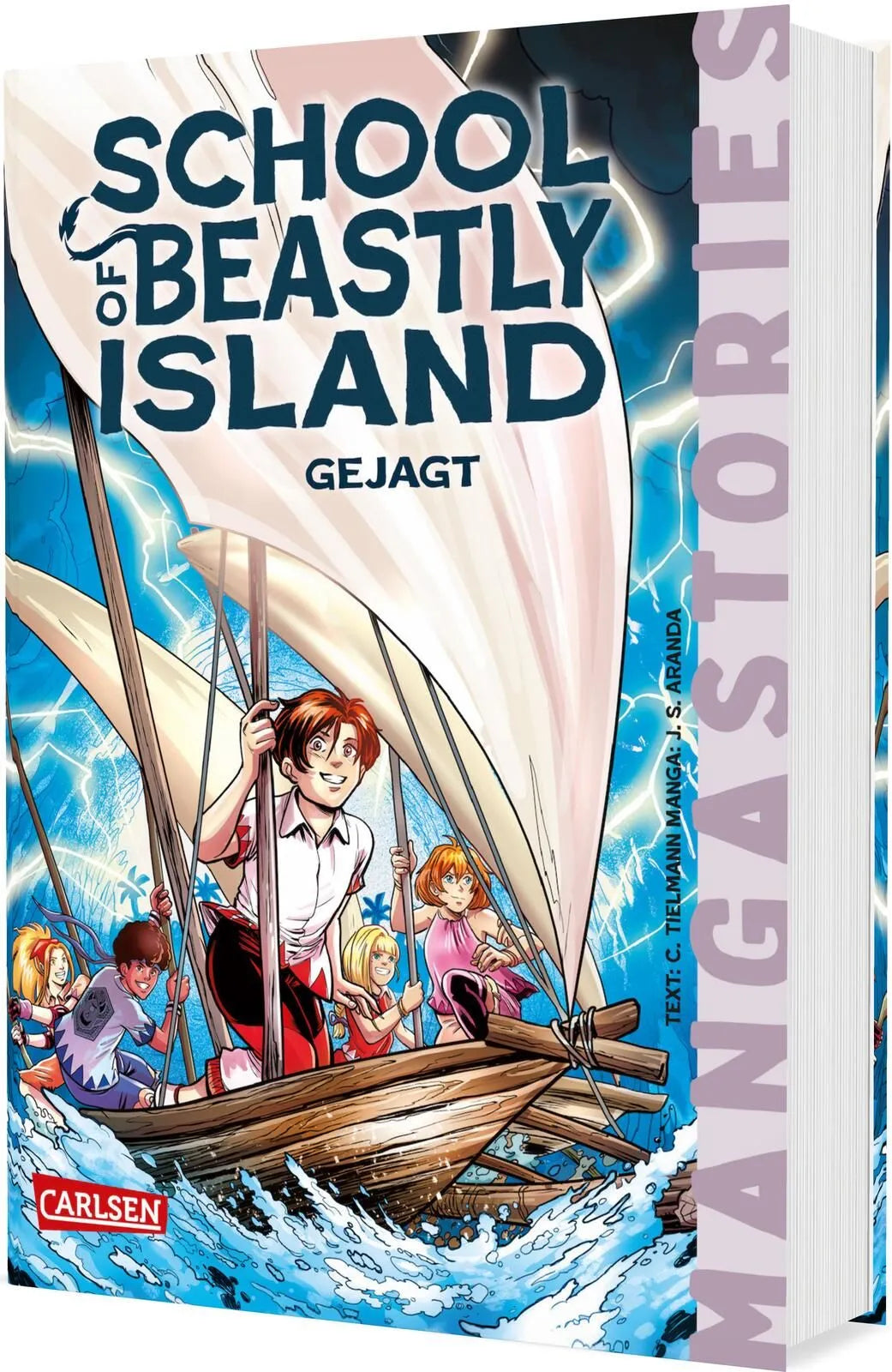Cover: School of Beastly Island 3: Gejagt (Hardcover) von Christian Tielmann