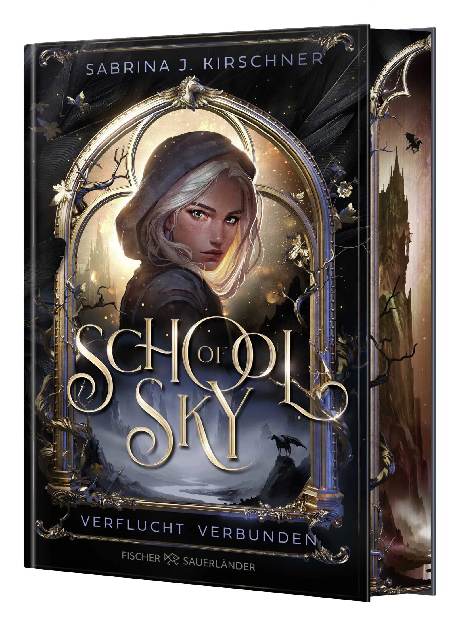 Cover: School of Sky. Verflucht Verbunden (Hardcover) von Sabrina J. Kirschner