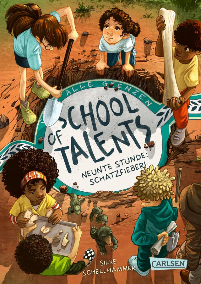Buchcover von 'School of Talents 9: Neunte Stunde: Schatzfieber!' - Gebundene Ausgabe von Silke Schellhammer