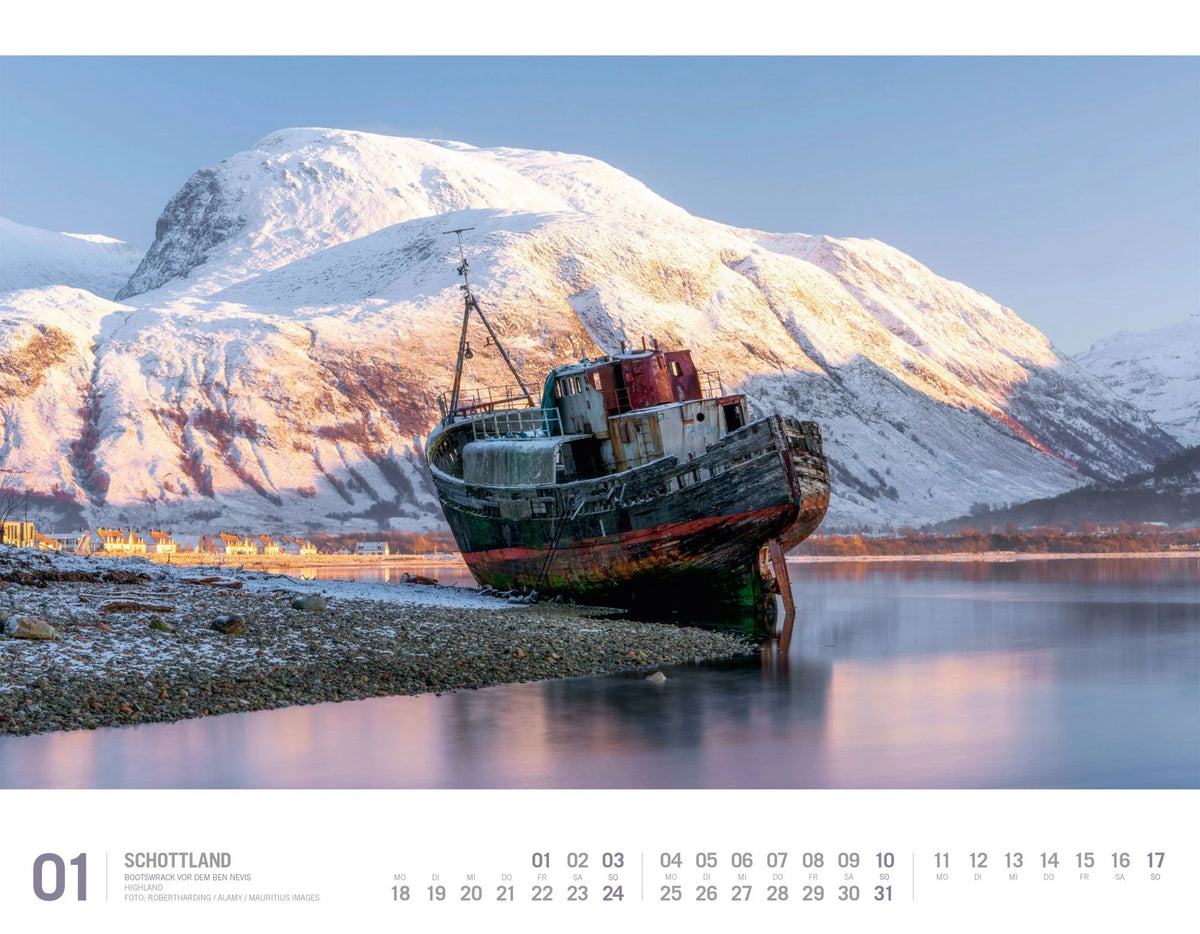 Schottland Kalender 2027 | Unterwegs zwischen Highlands und Hebriden – Ansicht