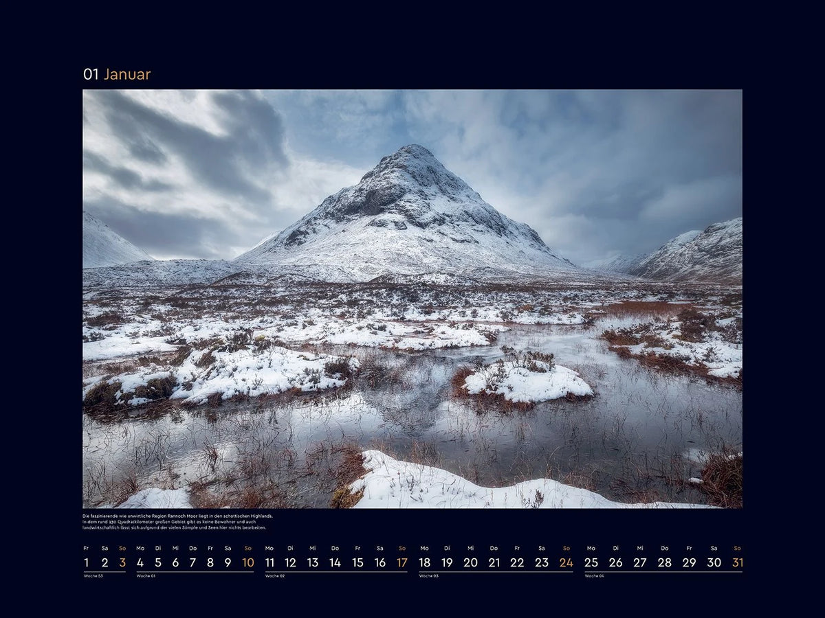 Schottland - KUNTH Wandkalender 2027 – Ansicht