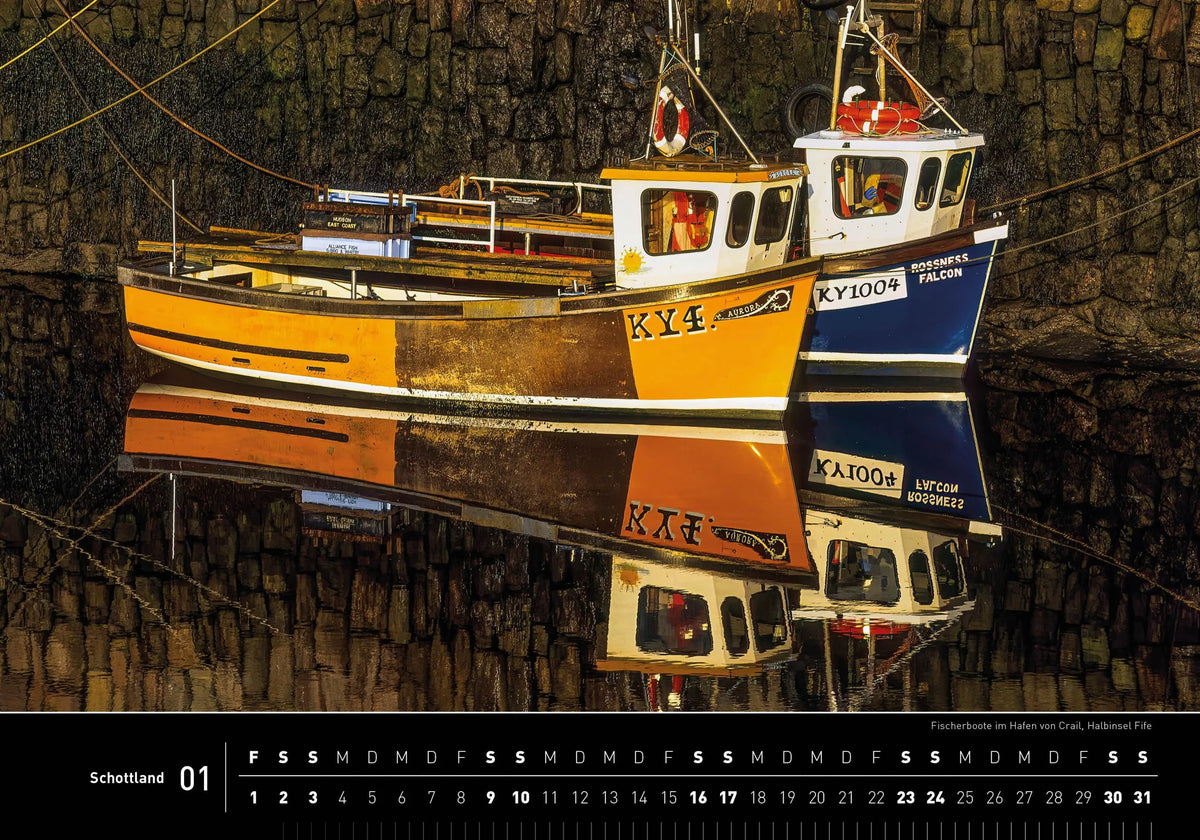 Schottland Premiumkalender 2027 – Ansicht