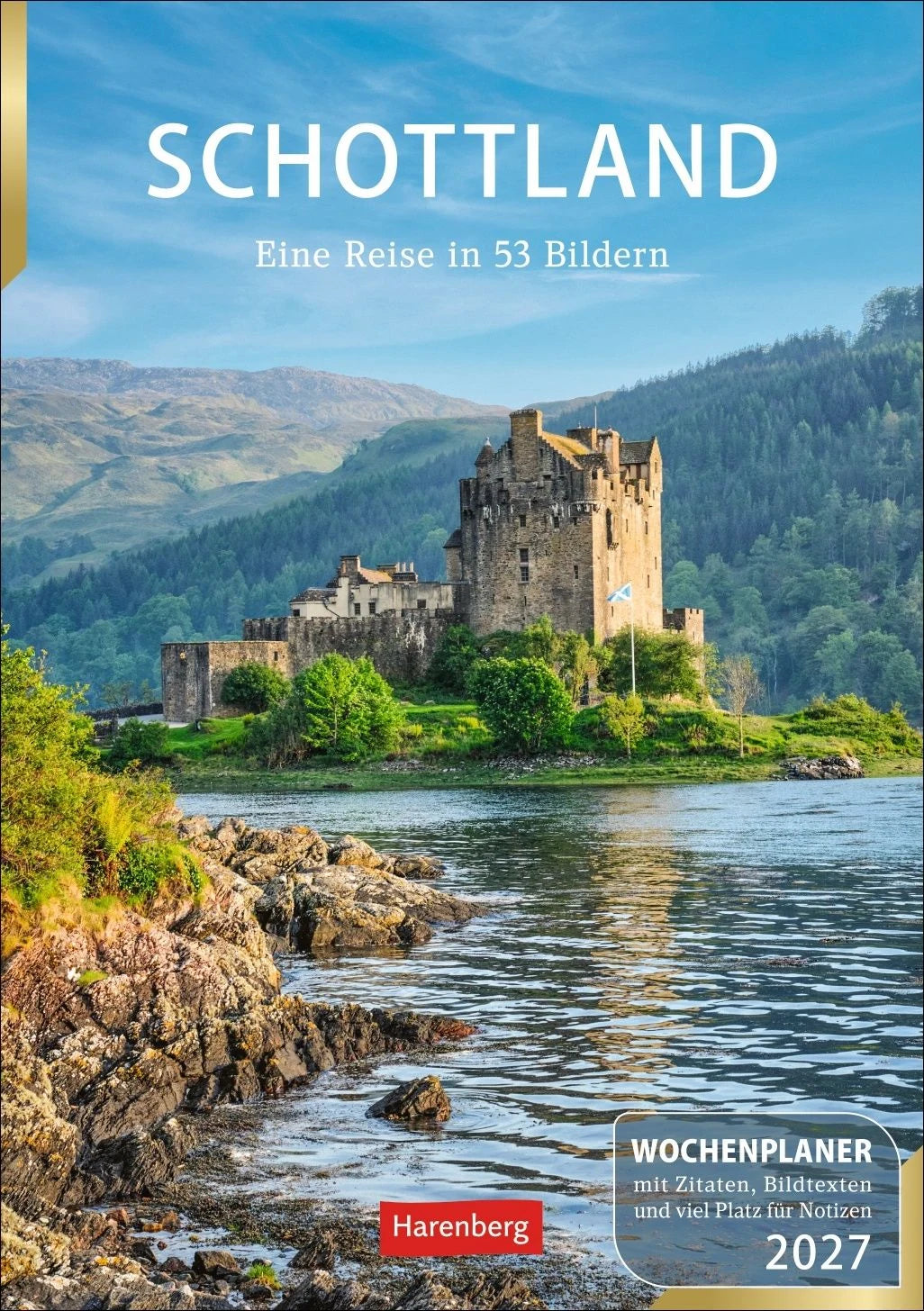 Taschenkalender: Schottland Wochenplaner 2027 - Eine Reise in 53 Bildern