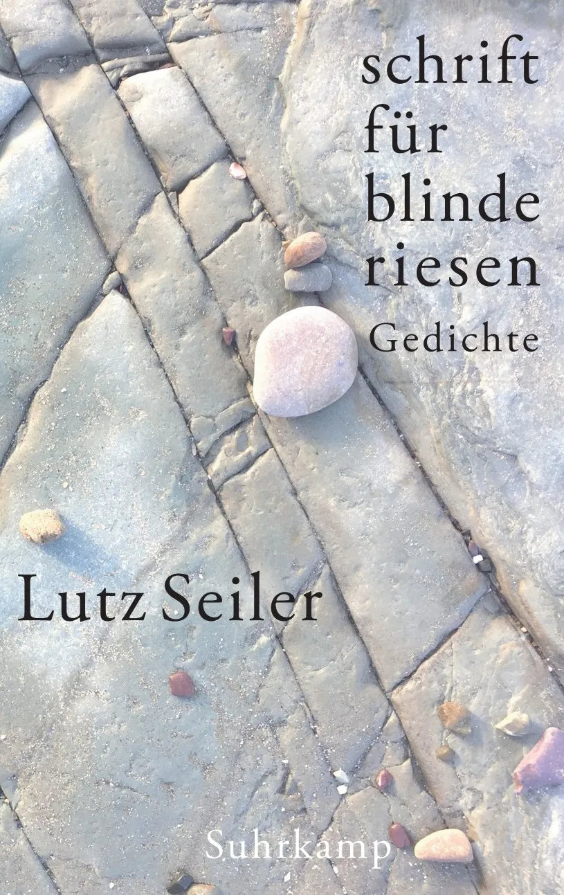 Buchcover von 'schrift für blinde riesen' - Gebundene Ausgabe von Lutz Seiler