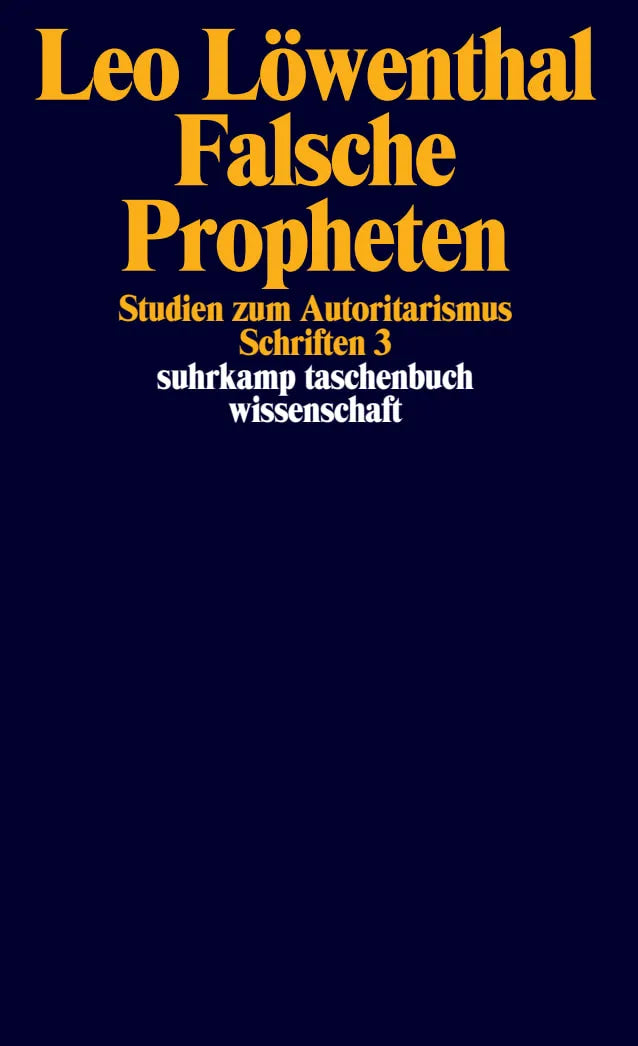 Buchcover von 'Schriften. 5 Bände' - Taschenbuch von Leo Löwenthal