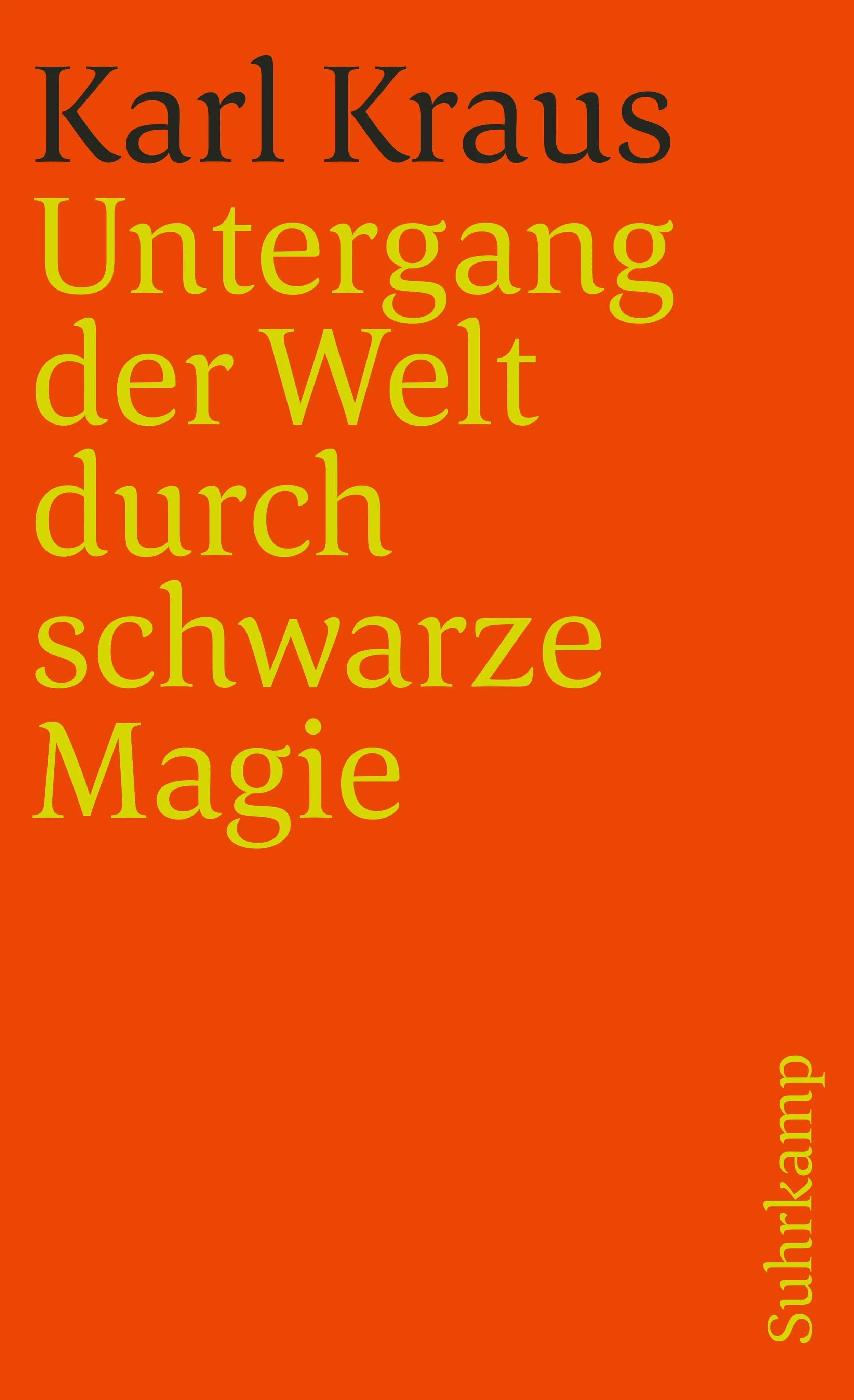 Buchcover von 'Schriften in den suhrkamp taschenbüchern. Erste Abteilung. Zwölf Bände' - Taschenbuch von Karl Kraus