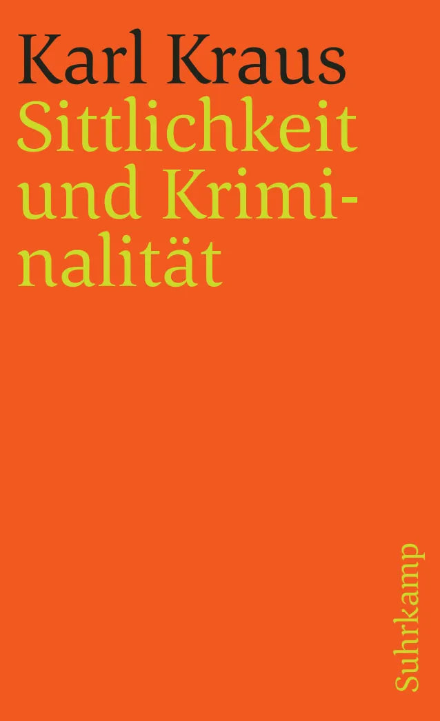 Buchcover von 'Schriften in den suhrkamp taschenbüchern. Erste Abteilung. Zwölf Bände' - Taschenbuch von Karl Kraus