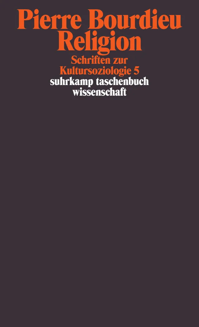 Buchcover von 'Schriften' - Taschenbuch von Pierre Bourdieu