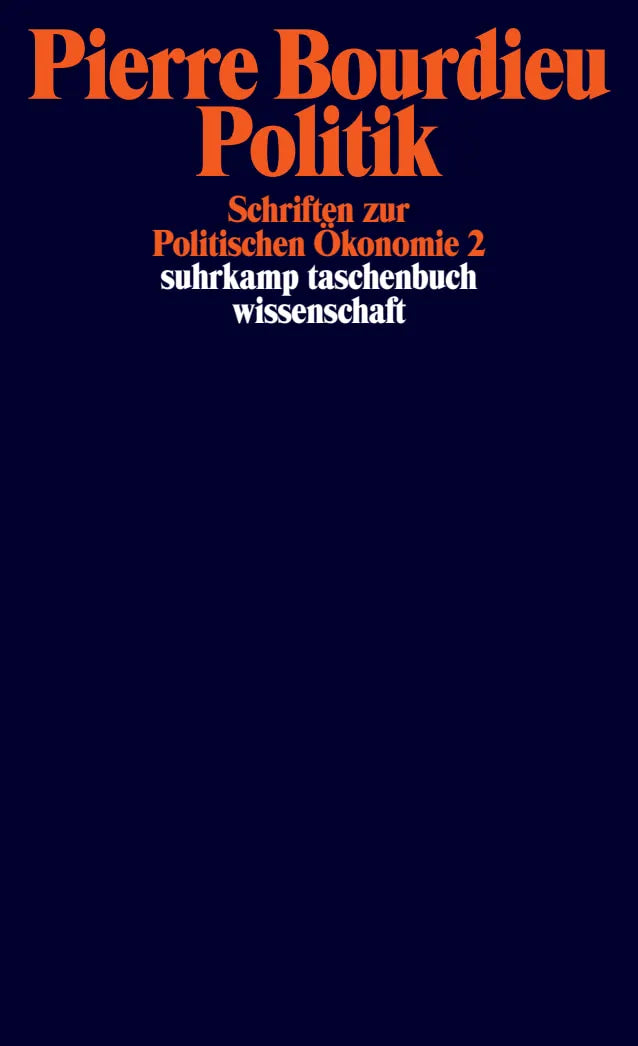 Buchcover von 'Schriften' - Taschenbuch von Pierre Bourdieu