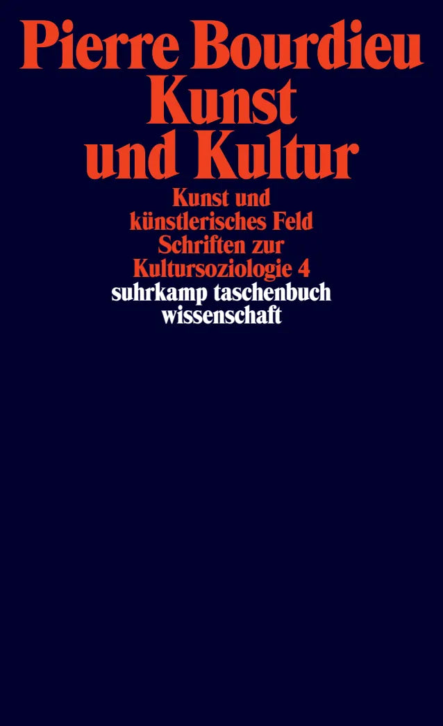 Buchcover von 'Schriften' - Taschenbuch von Pierre Bourdieu