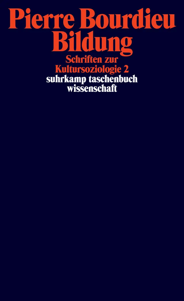 Buchcover von 'Schriften' - Taschenbuch von Pierre Bourdieu