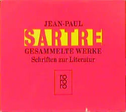 Buchcover von 'Schriften zur Literatur' - Taschenbuch von Jean-Paul Sartre