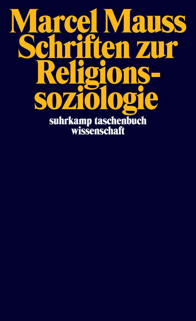 Buchcover von 'Schriften zur Religionssoziologie' - Taschenbuch von Marcel Mauss