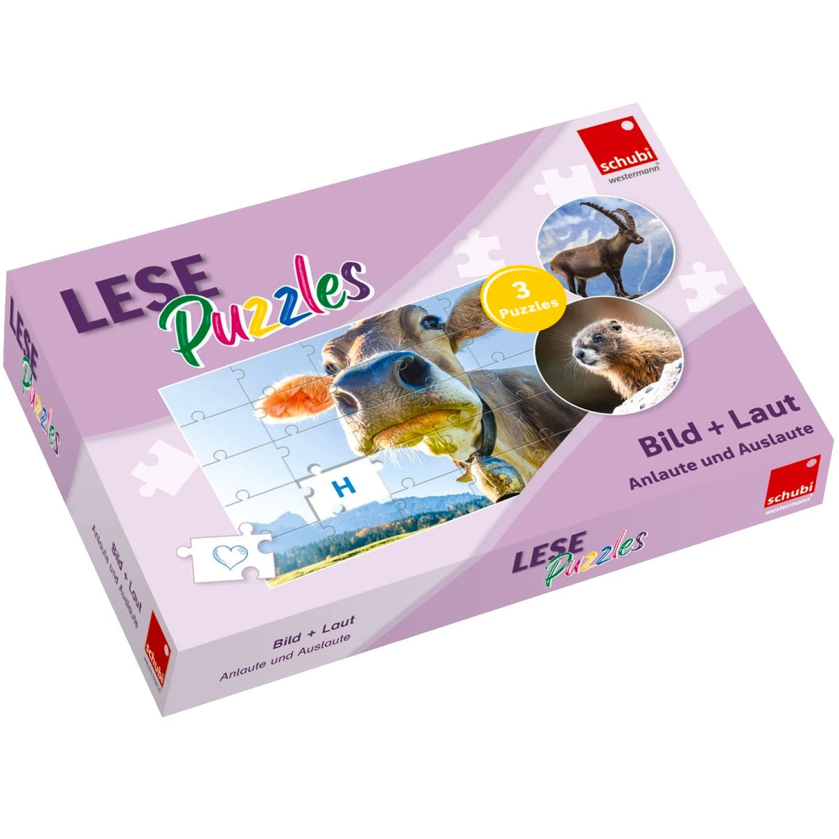 Kinderpuzzle: SCHUBI LesePuzzles