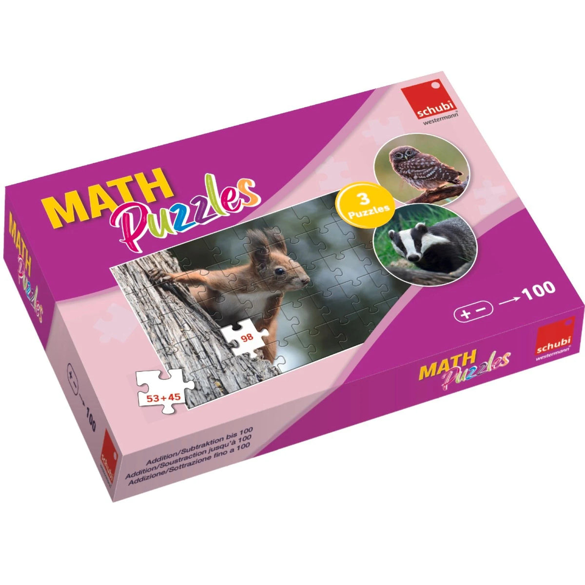 Kinderpuzzle: SCHUBI MathPuzzles