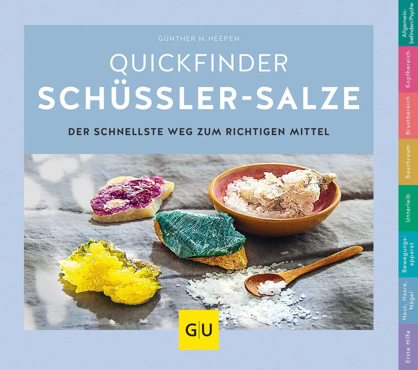 Cover: Schüßler-Salze, Quickfinder (Hardcover) von Günther H. Heepen