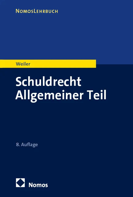 Cover: Schuldrecht Allgemeiner Teil (E-Book) von Frank Weiler