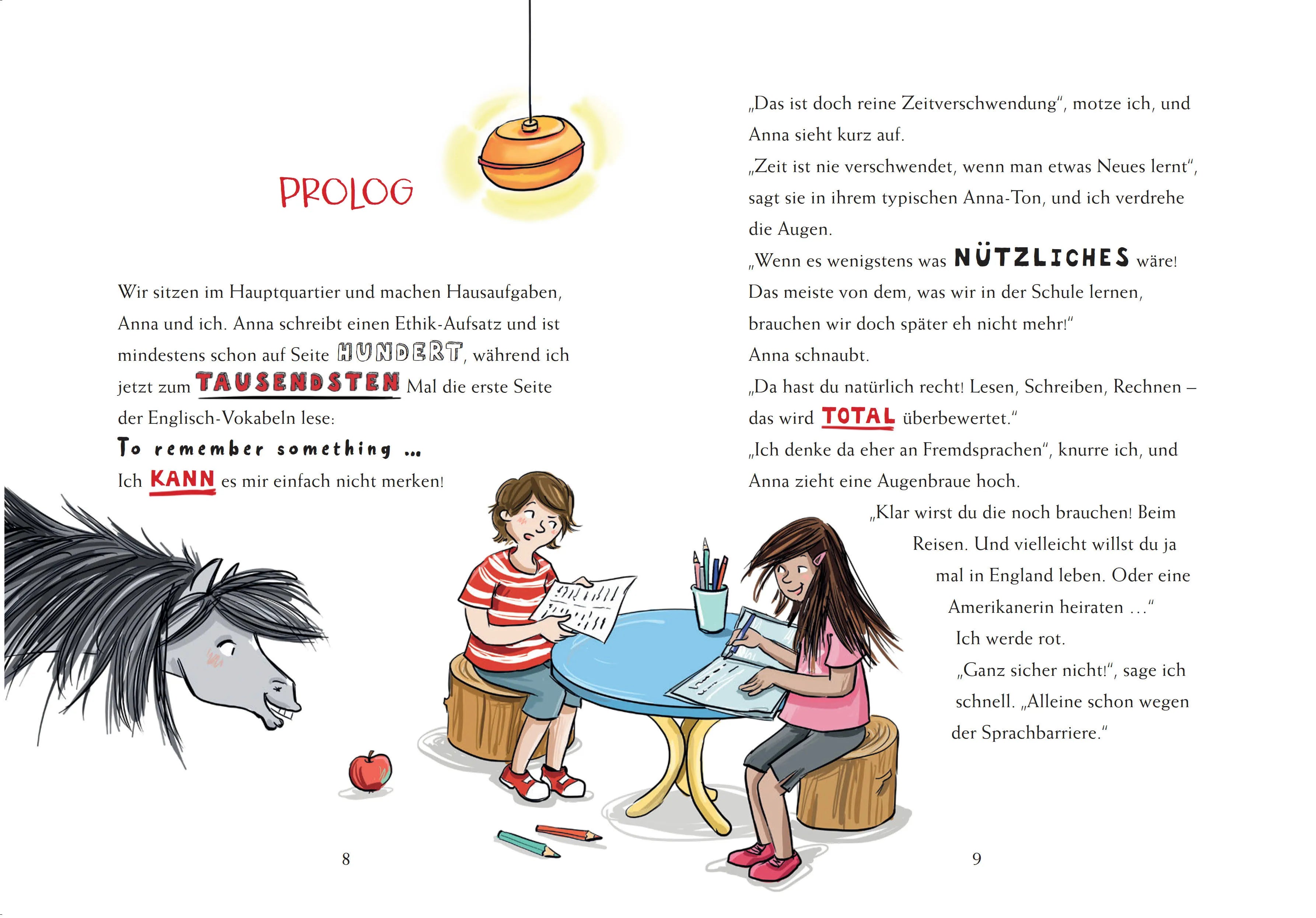 Detailansicht: Schule mit Juli (Hardcover)