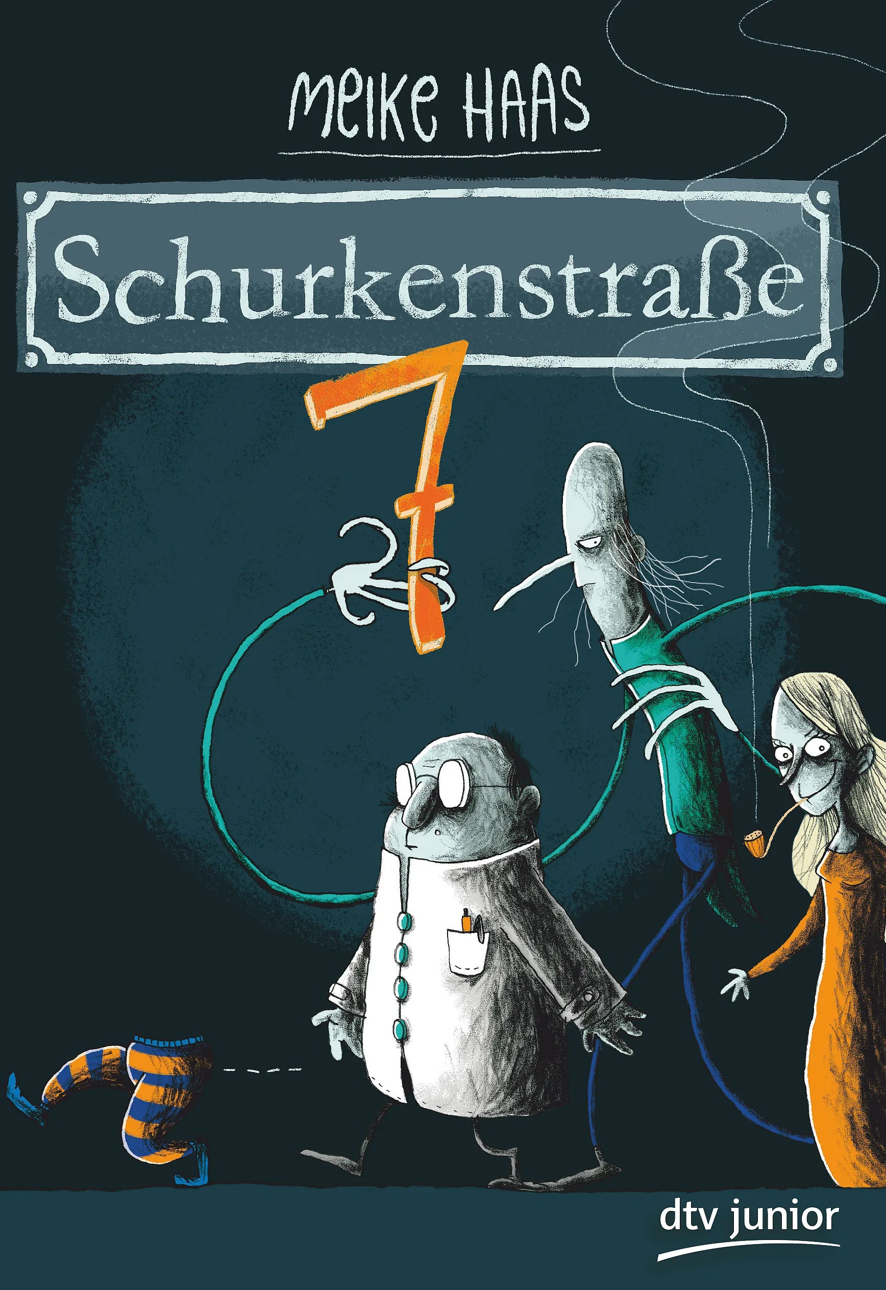 Buchcover von 'Schurkenstraße 7' - Gebundene Ausgabe von Meike Haas