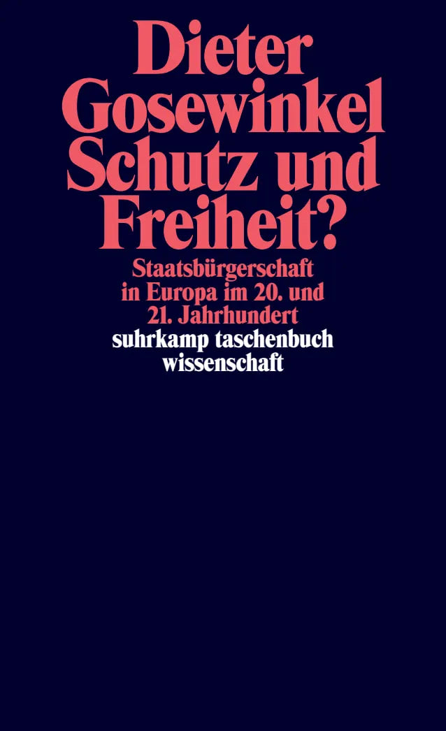 Buchcover von 'Schutz und Freiheit?' - Taschenbuch von Dieter Gosewinkel