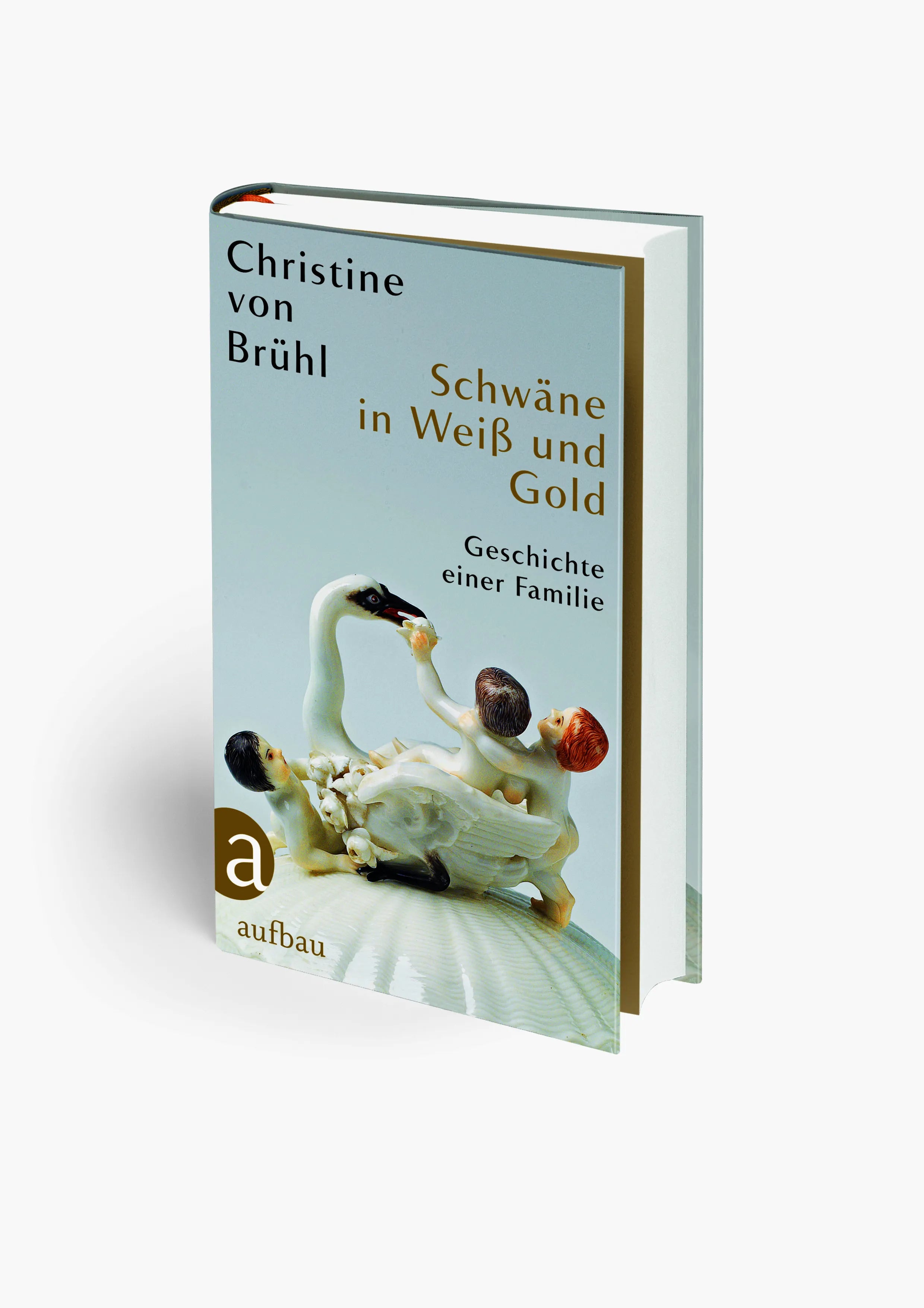 Innenansicht von 'Schwäne in Weiß und Gold' - Gebundene Ausgabe