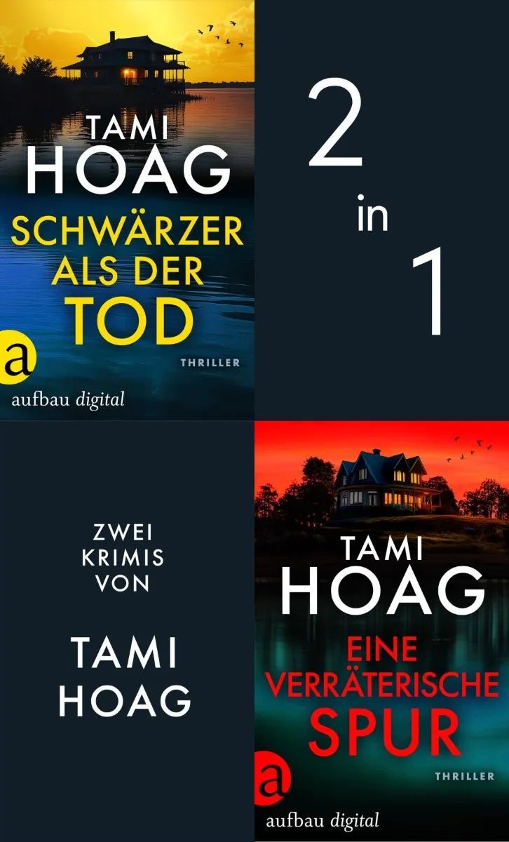Cover: Schwärzer als der Tod & Eine verräterische Spur (E-Book) von Tami Hoag