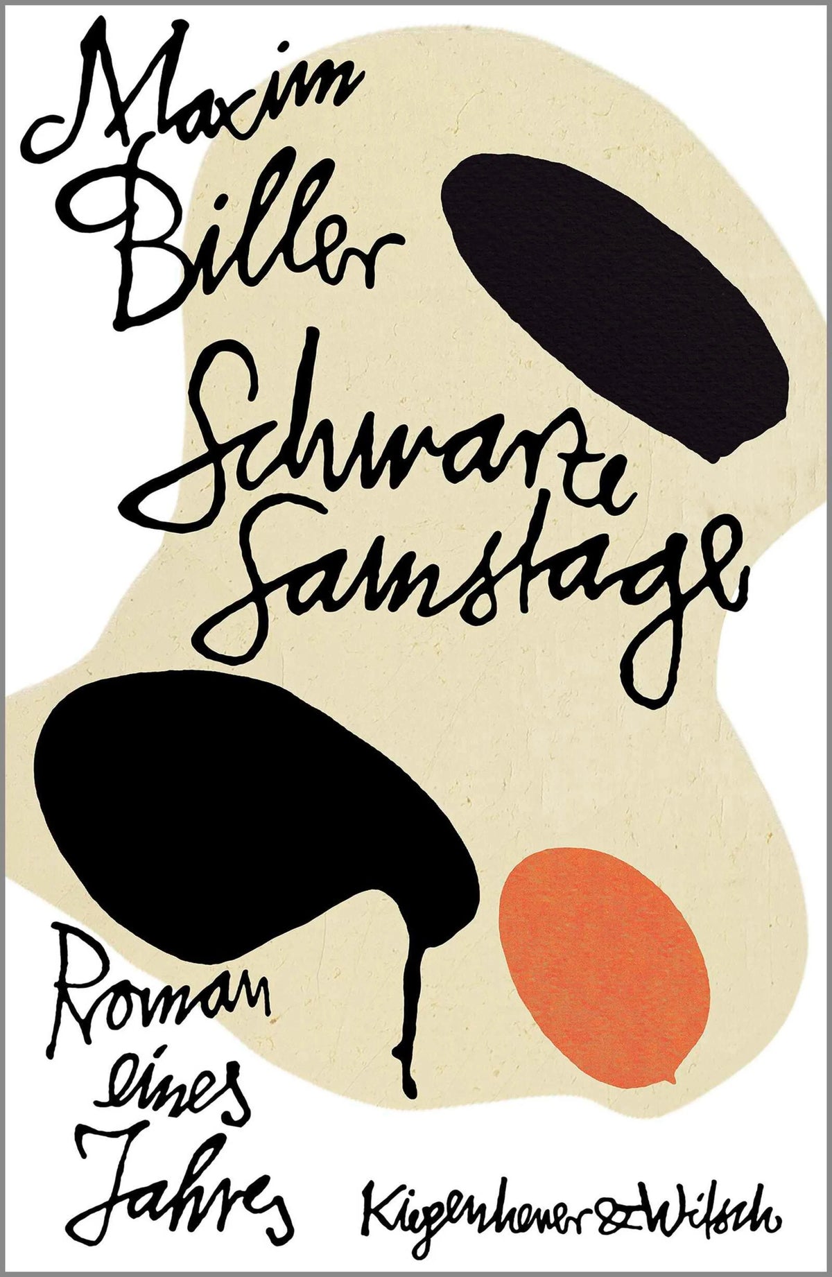Cover: Schwarze Samstage (E-Book) von Maxim Biller