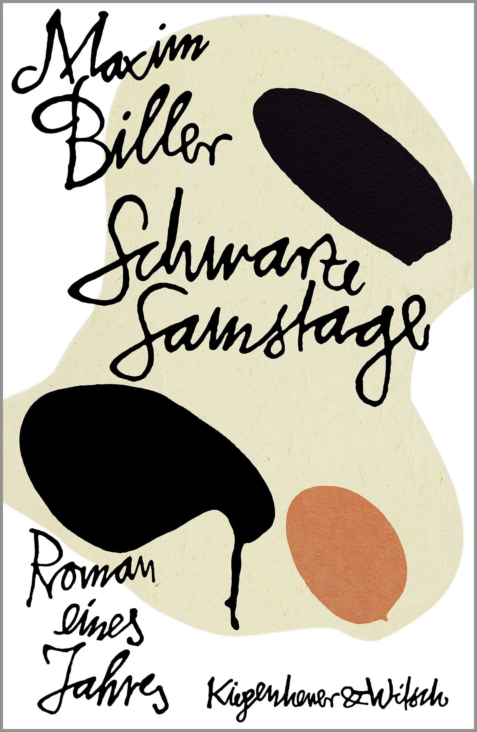 Cover: Schwarze Samstage (Hardcover) von Maxim Biller