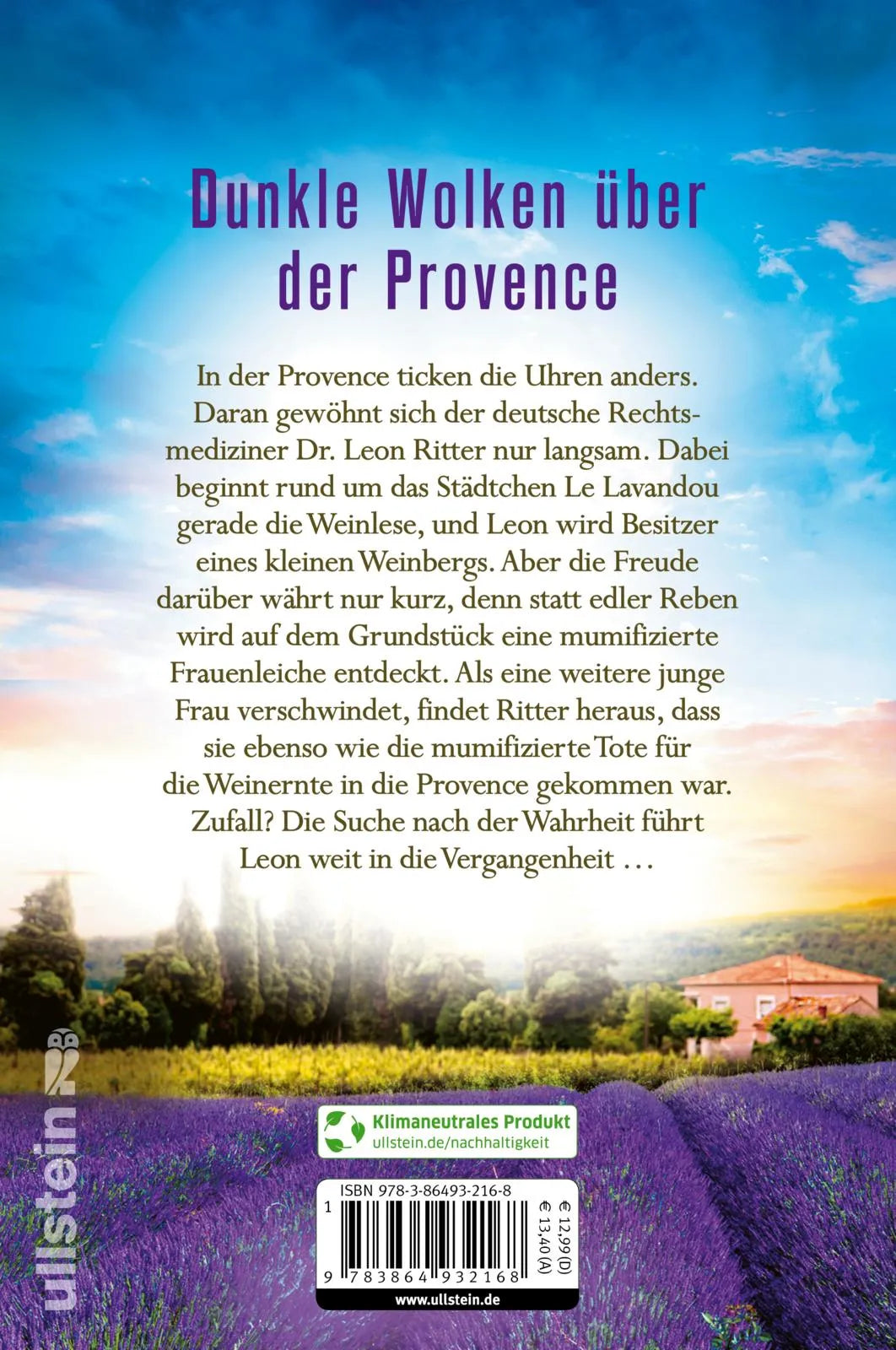 Rückseite: Schwarzer Lavendel (Paperback)