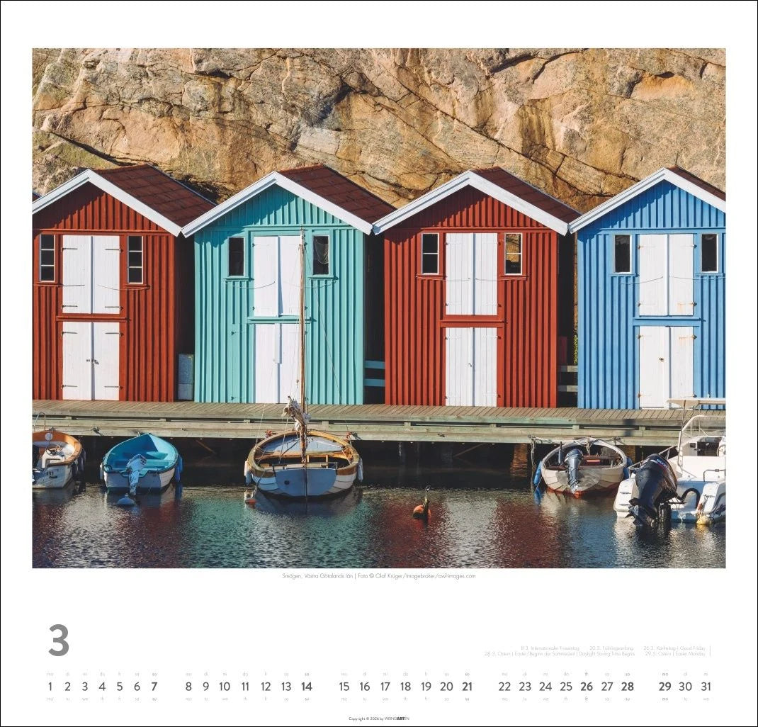 Schweden Kalender 2027 - Licht und Wasser – Ansicht