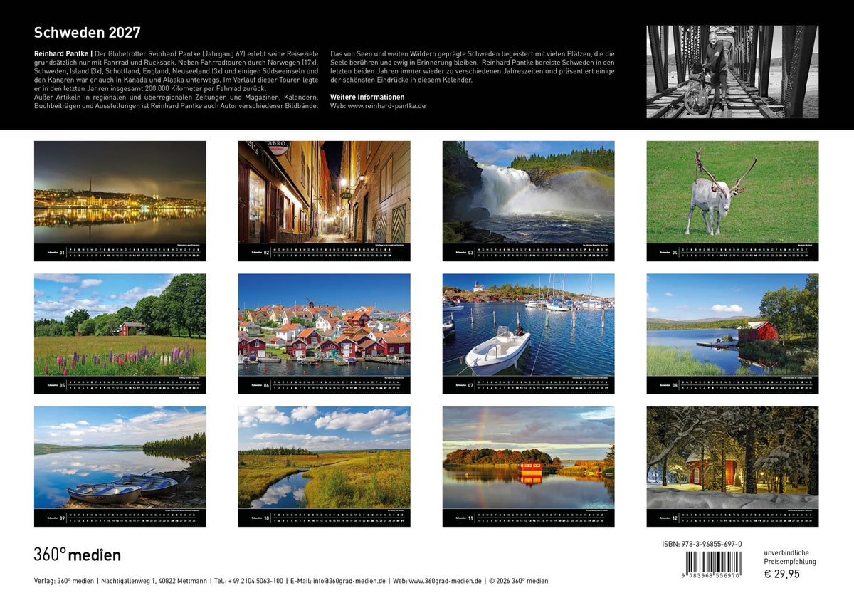 Schweden Premiumkalender 2027 – Ansicht