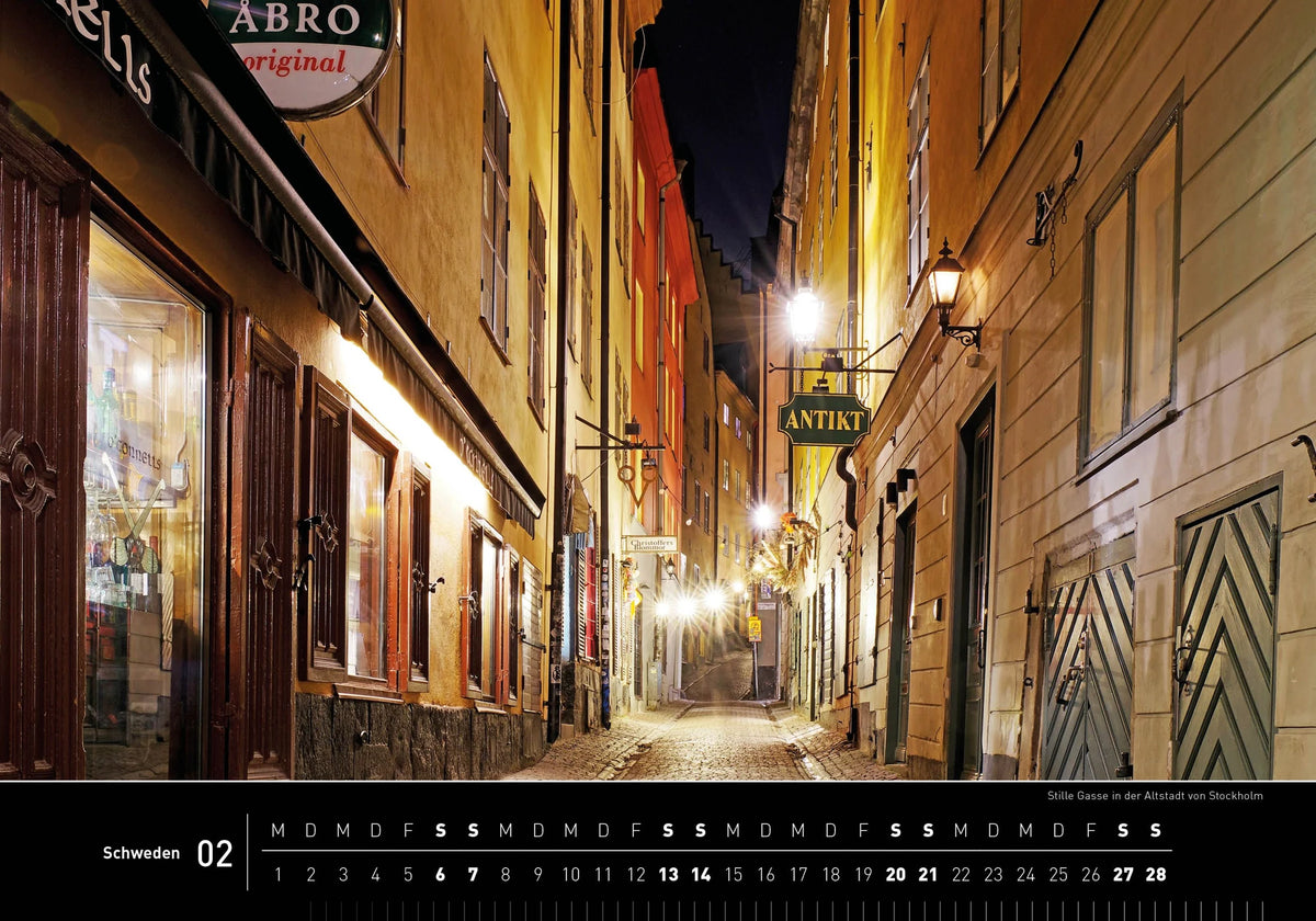 Schweden Premiumkalender 2027 – Ansicht