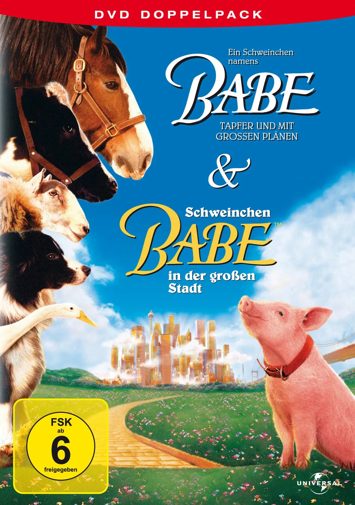 Schweinchen Babe - Teil 1+2  [2 DVDs] - DVD