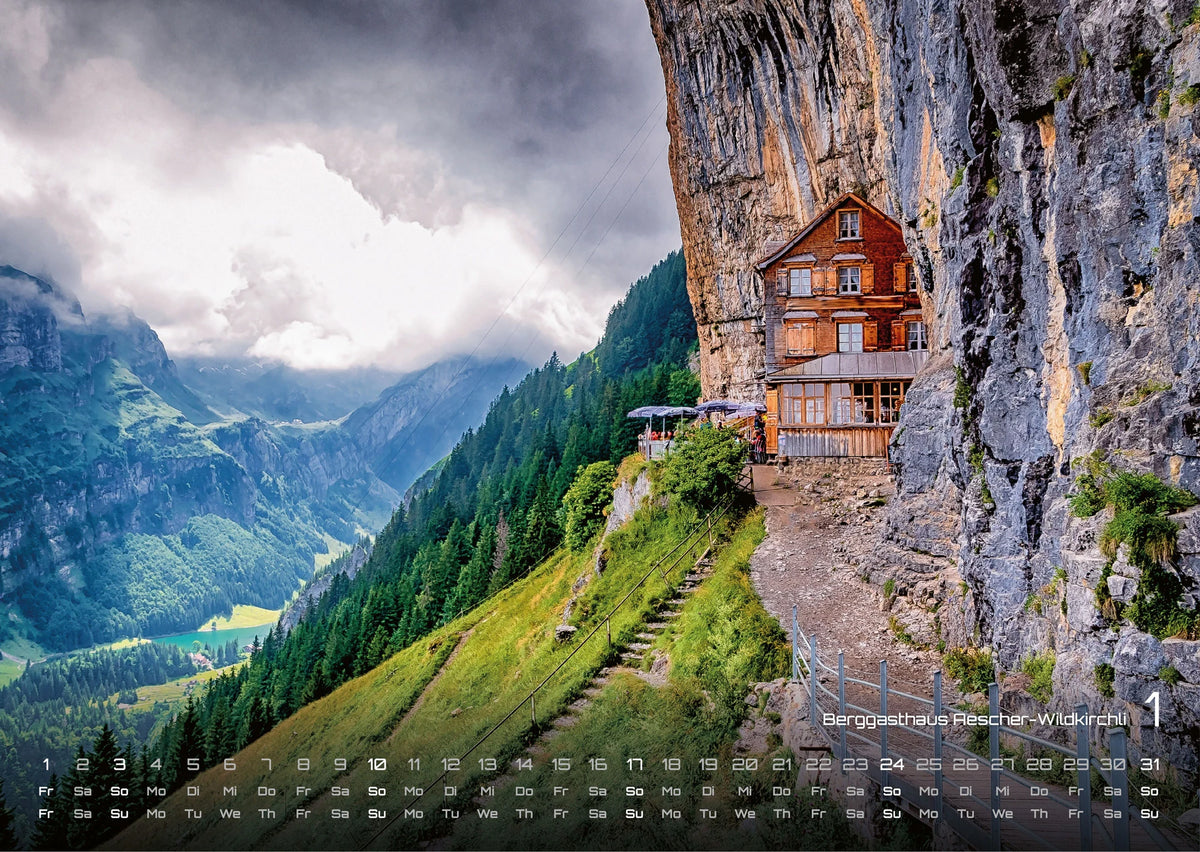 Schweiz - 2027 - Kalender DIN A3 – Ansicht