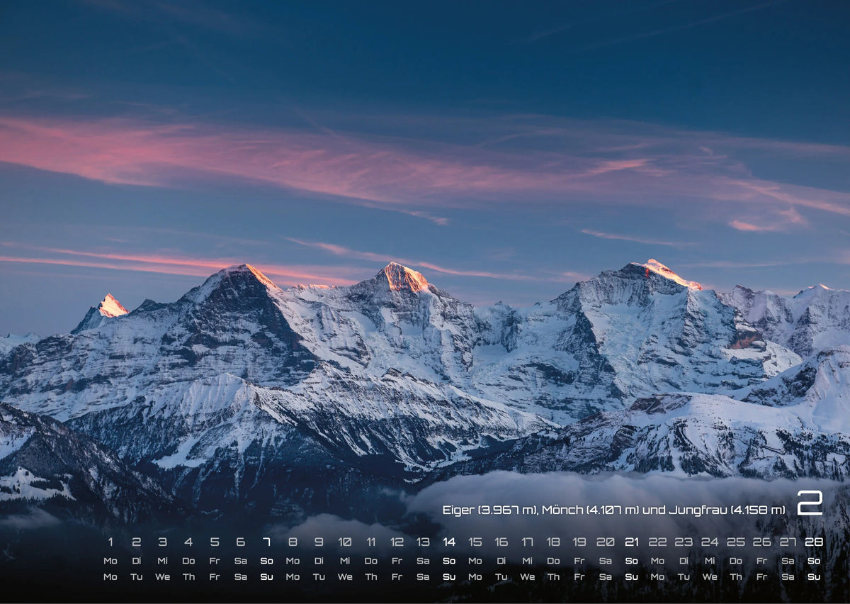 Schweiz - 2027 - Kalender DIN A3 – Ansicht