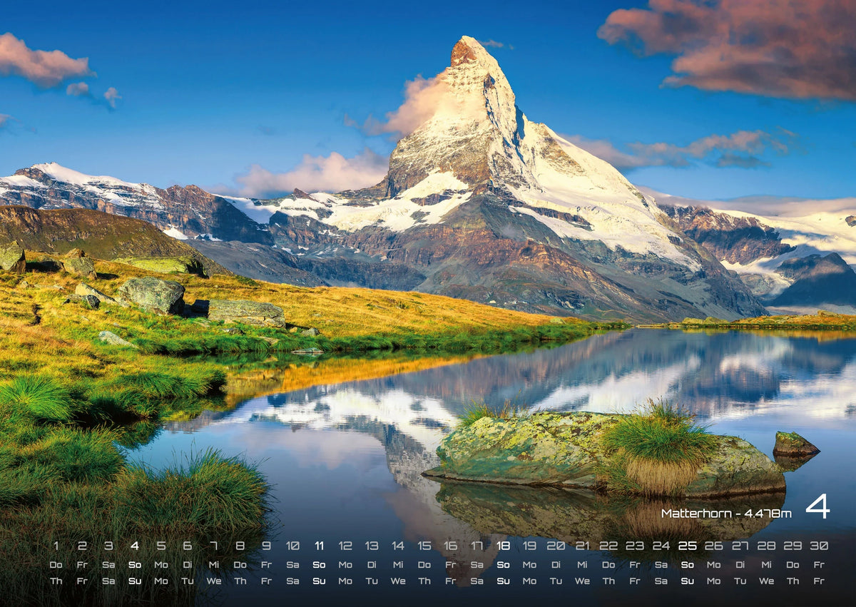 Schweiz - 2027 - Kalender DIN A2 – Ansicht