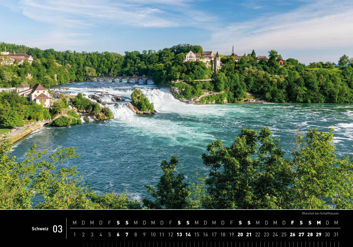 Schweiz Premiumkalender 2027 – Ansicht