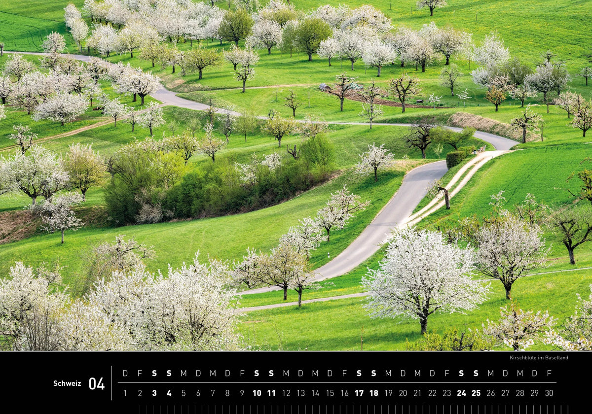 Schweiz Premiumkalender 2027 – Ansicht
