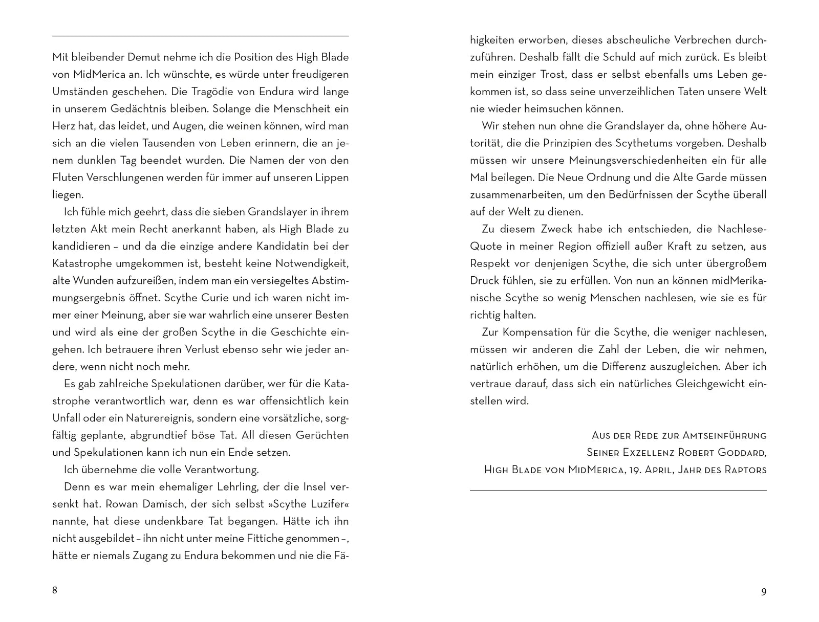 Detailansicht: Scythe – Das Vermächtnis der Ältesten (Taschenbuch)