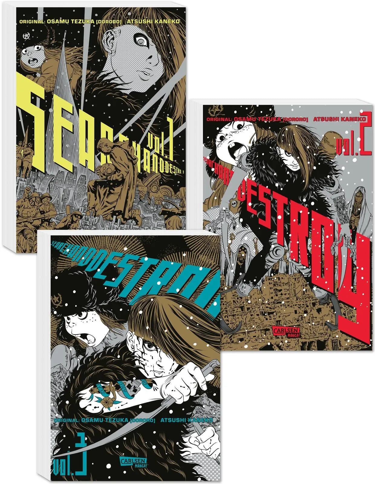 Cover: Search And Destroy Komplettpack 1-3 (Buch) von Osamu Tezuka