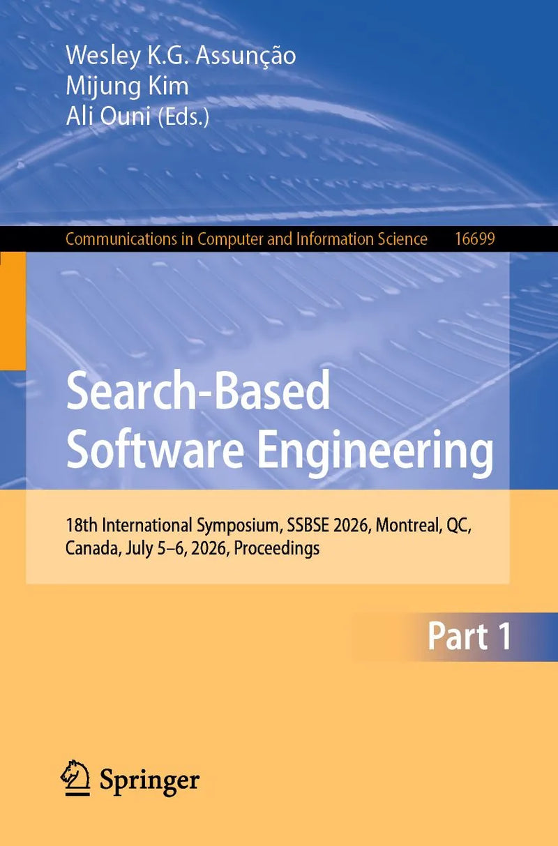 Search-Based Software Engineering