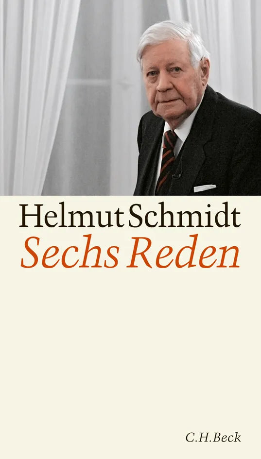 Buchcover von 'Sechs Reden' - Gebundene Ausgabe von Helmut Schmidt