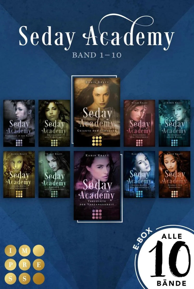 Cover: Seday Academy: 10 Bände in einem MEGA-Bundle! (E-Book) von Karin Kratt