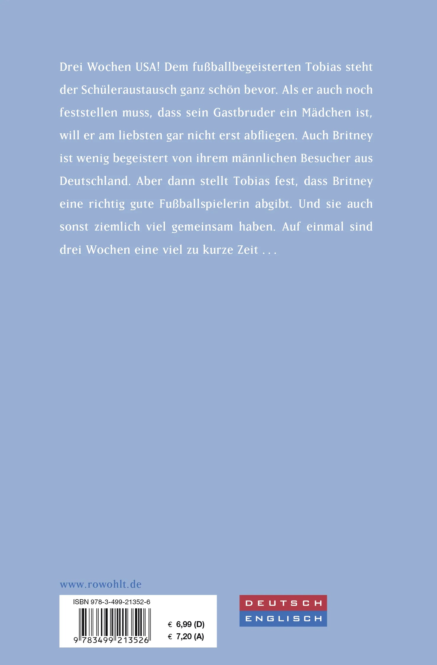 Buchrückseite von 'See you - im nächsten Sommer' mit Klappentext - Taschenbuch