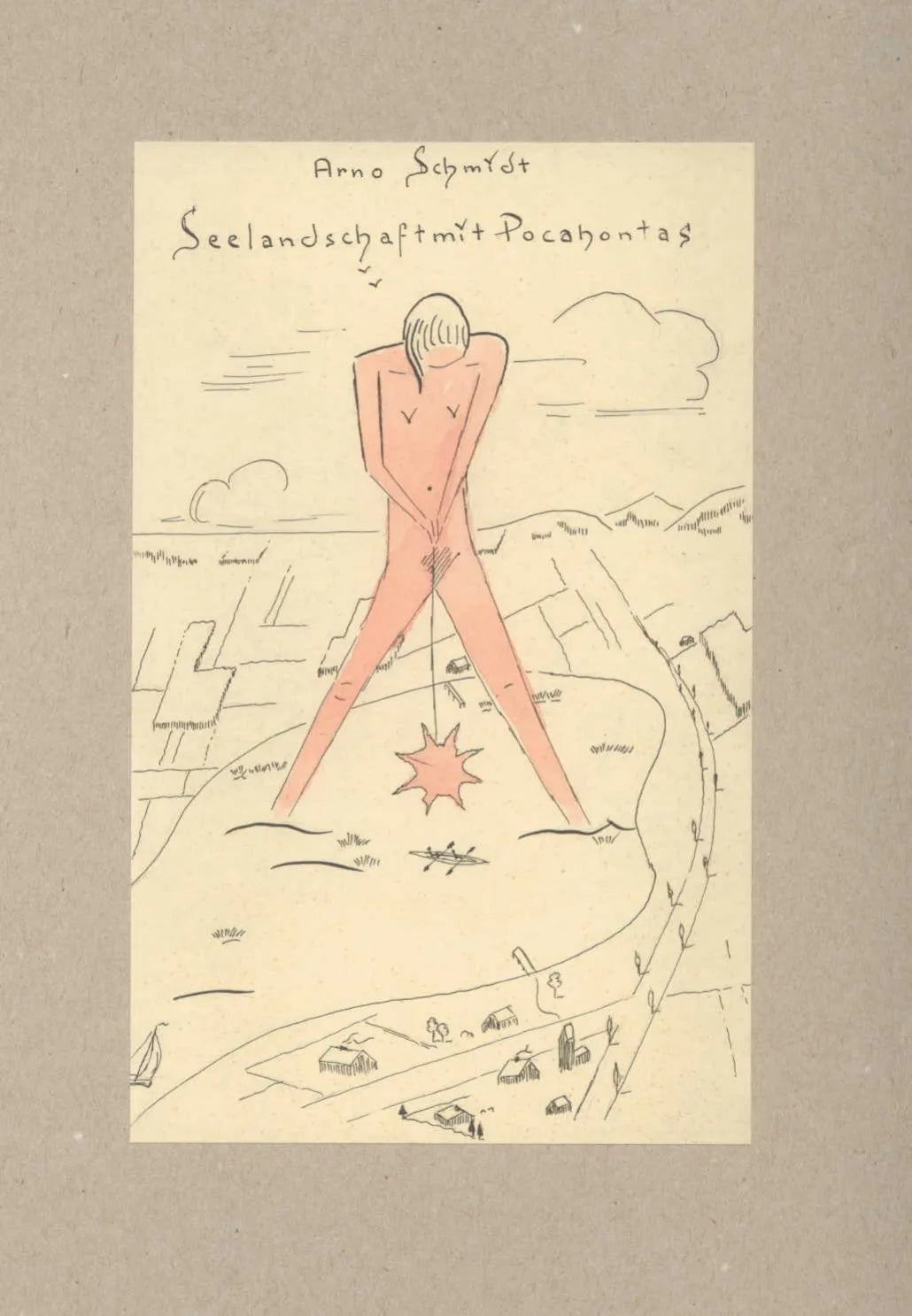 Buchcover von 'Seelandschaft mit Pocahontas' - Gebundene Ausgabe von Arno Schmidt