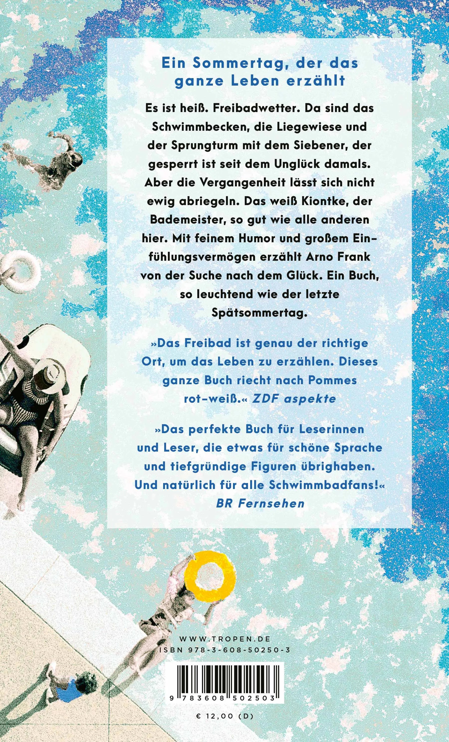 Buchrückseite von 'Seemann vom Siebener' mit Klappentext - Taschenbuch