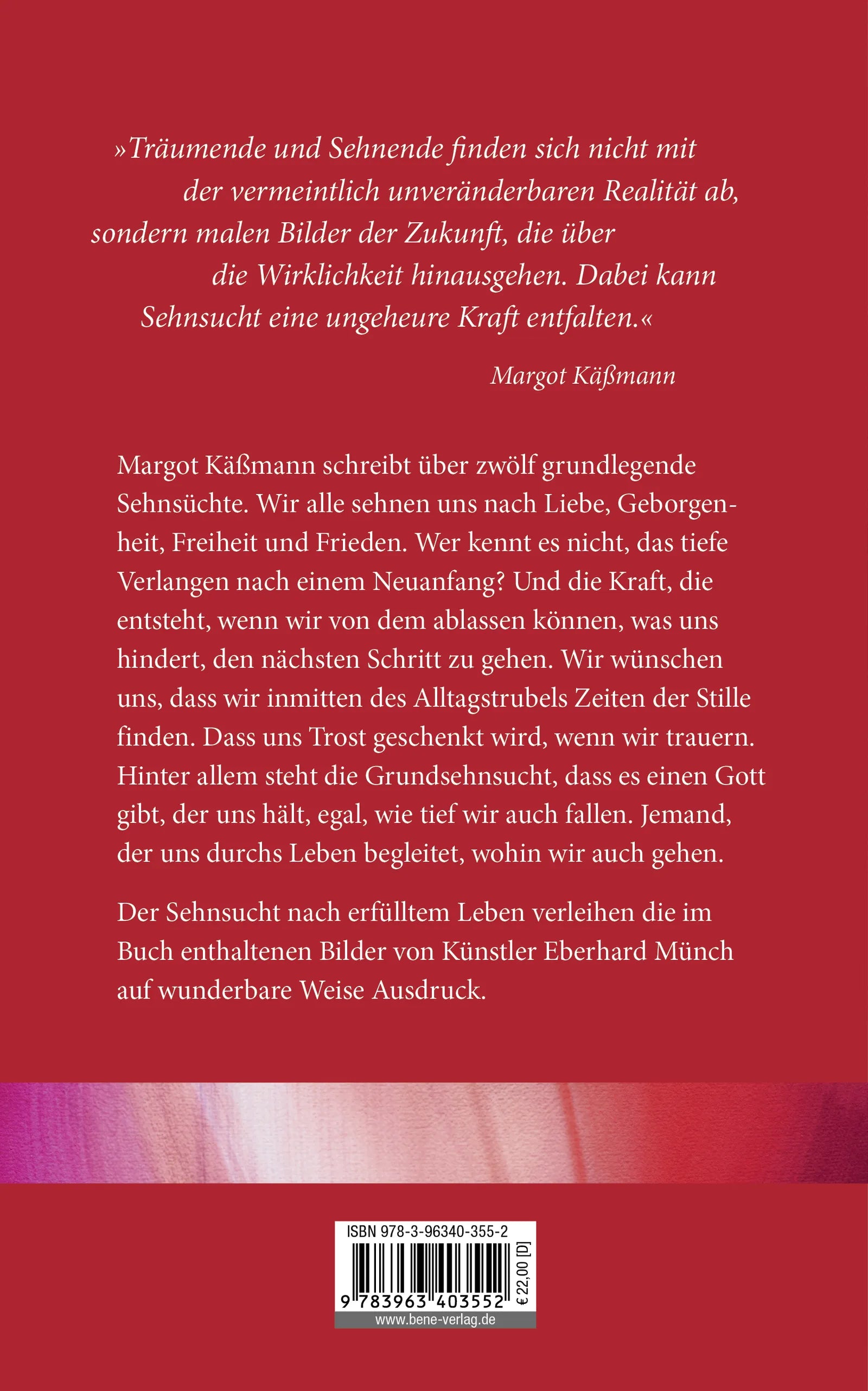 Rückseite: Sehnsucht nach Leben (Hardcover)