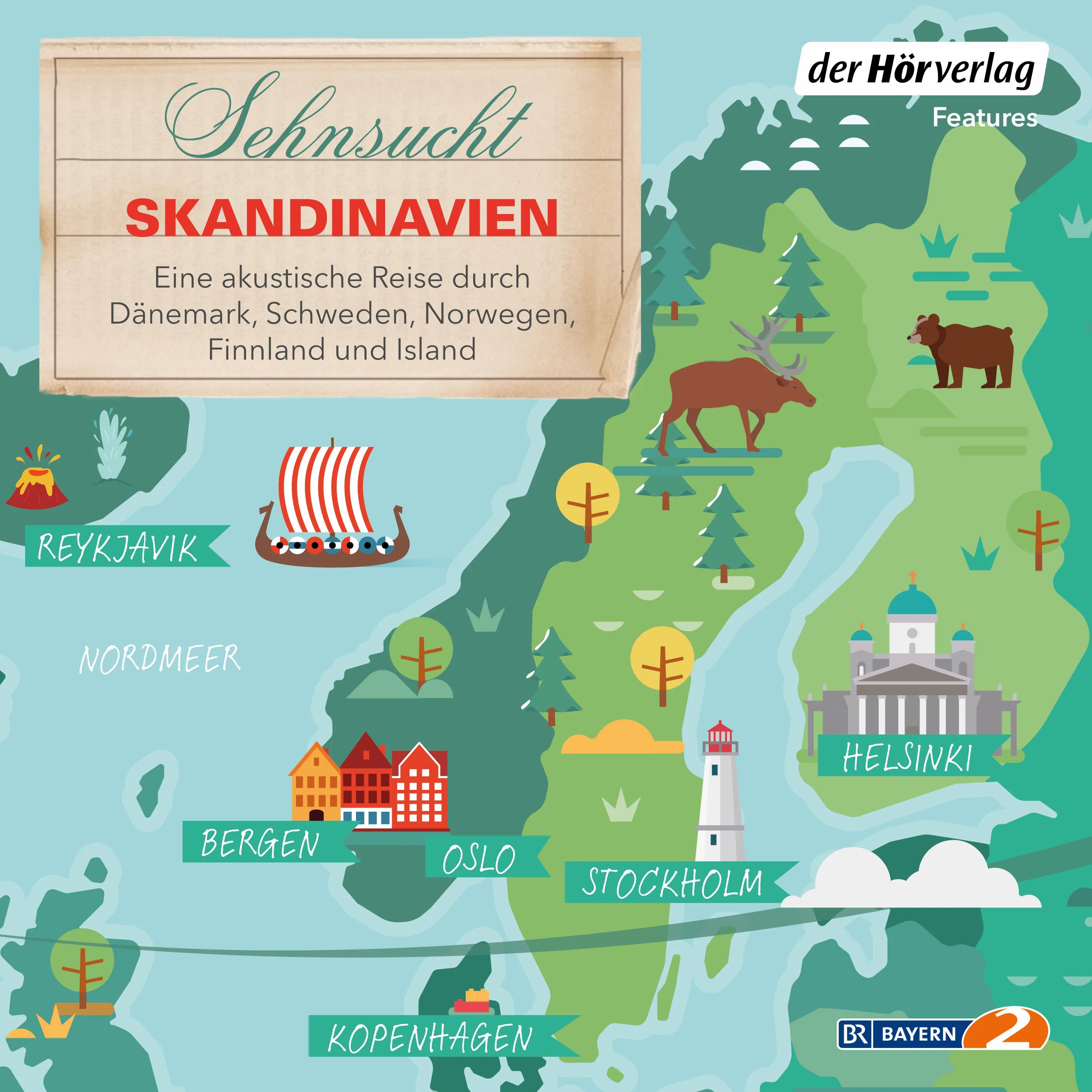 Cover: Sehnsucht Skandinavien (Hörbuch Download)